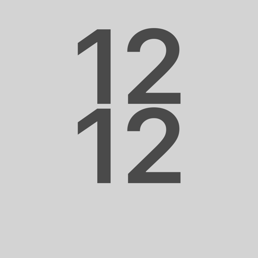 12and12 app icon